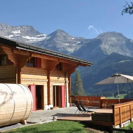 Domek alpejski Edelweiss Stunning Glacier View Les Diablerets